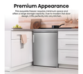 Hisense FV105D4BC21 - Silver Under Counter Freezer - 85 Litres - E Energy Rating