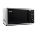 SHARP R274SLM - Silver Solo Microwave - 20L Capacity - E energy rating
