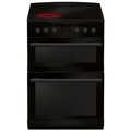 Amica AFC6550BL - Black 4 Zone Electric Cooker - Catalytic cleaning - A/A energy