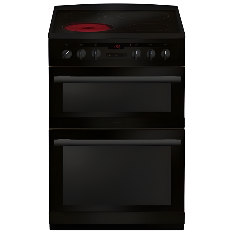 Amica AFC6550BL - Black 4 Zone Electric Cooker - Catalytic cleaning - A/A energy
