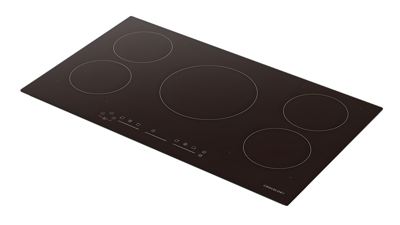 Cookology CIH900T2 - Black 90cm Induction Hob - 5 Zones