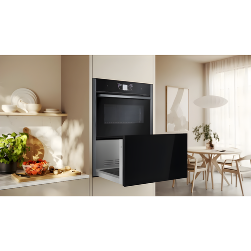 Neff N34HA11G1B N70 - Graphite Warming Drawer - 54L Capacity - Stainless Steel