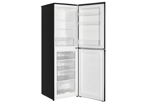 Teknix STF1725B - Black Fridge Freezer - 55cm Width - E Energy Rating