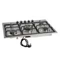 CDA SCG070SS - Stainless Steel 70cm Gas Hob - 5 Burners with Triple Wok Burner