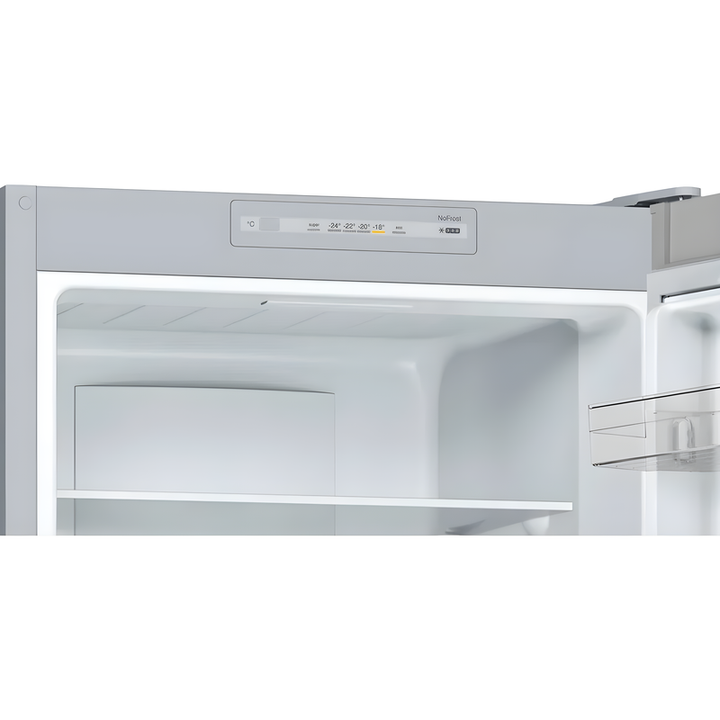 Bosch KGN33NLEBG Series 2 - Stainless Steel Fridge Freezers - 282L Total Capacity - E Energy Rating