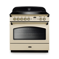 Rangemaster CLAS90FXEICR/B - Cream with Brass Range Cooker - 90cm Induction - A Energy