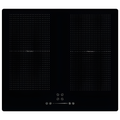 CATA WRFLEX60 - Black Glass 60cm Induction Hob - 4 Zone Flex - A Energy