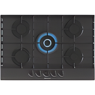 Hisense GG773B - Black Gas Hob - 5 Burners