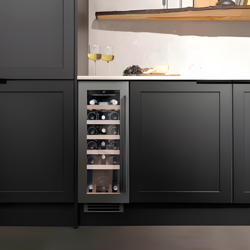 Caple Wi158BG - Black Wine Cooler - 8 Bottles - G Energy