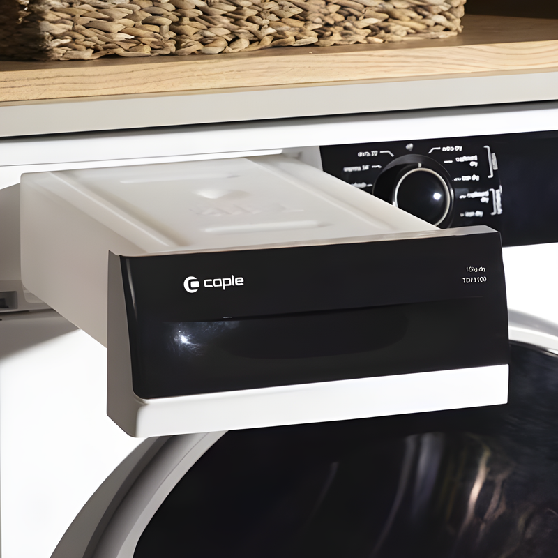 Caple TDF1100 - White 10KG Heat Pump Tumble Dryer - A++ Energy