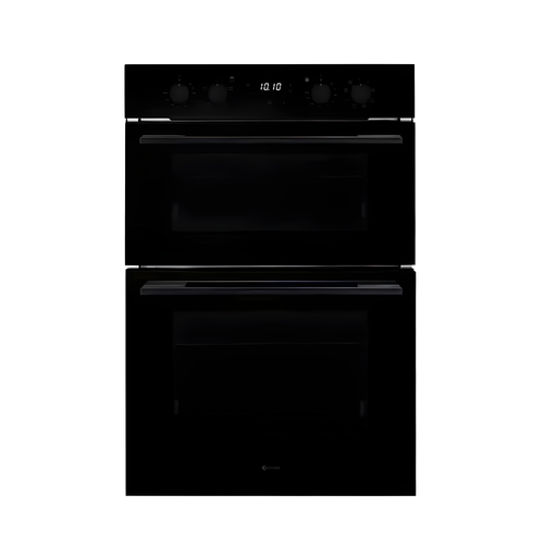 Caple C3371BG - Black Glass Double Ovens - 40/61L Capacity - B Energy Rating
