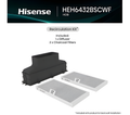HisenseHEH6432BSCWF - Black Vented Induction Hob - 4 Zones