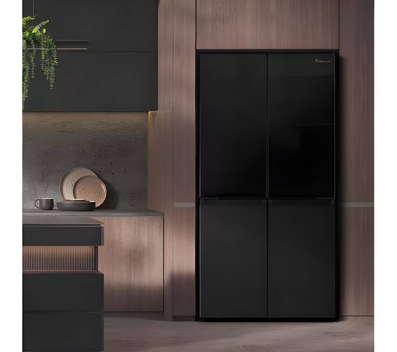 HISENSE RQ5X560SFLEF - Black American Fridge Freezer - 608L Capacity - E Energy Rating