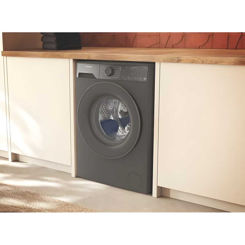 Hotpoint HB93WGCAREUK - Grey 9KG Washing Machine - 1400 RPM - A energy