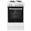Teknix TKES54W - White 4 Zone Electric Single Oven - Manual cleaning - A energy