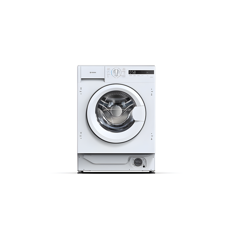 Teknix BITKW814 - White 8KG Integrated Washing Machine - 1400 RPM - A energy