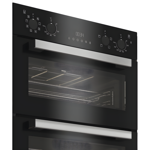 Hotpoint DIH 82G B - Black Built-in Double Oven - 109L - A Rated