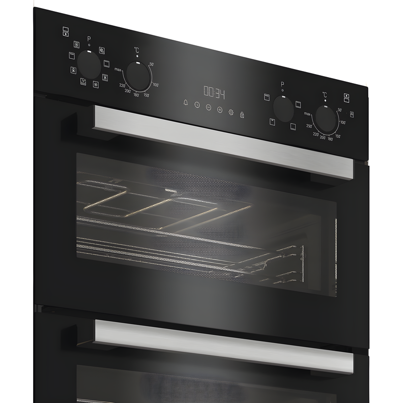Hotpoint DIH 82G B - Black Built-in Double Oven - 109L - A Rated