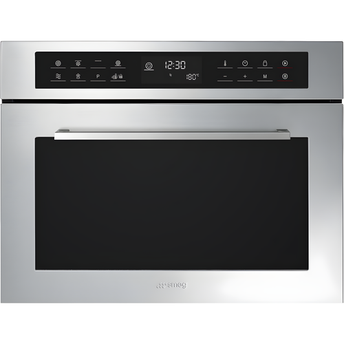 Smeg SF4400MCX1 - Stainless Steel Built-In Combination Microwave - 44L - 900W