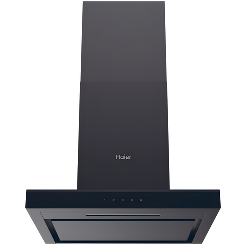 Haier HATS6CBS4B - Black 60cm Chimney Cooker Hood - A+ Energy Rated
