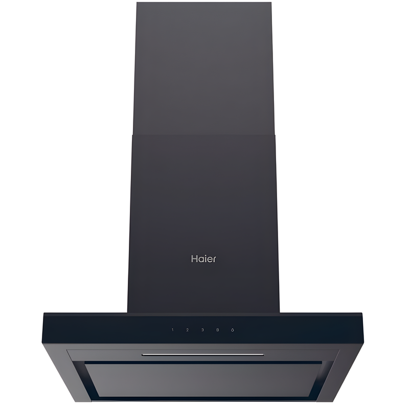 Haier HATS6CBS4B - Black 60cm Chimney Cooker Hood - A+ Energy Rated