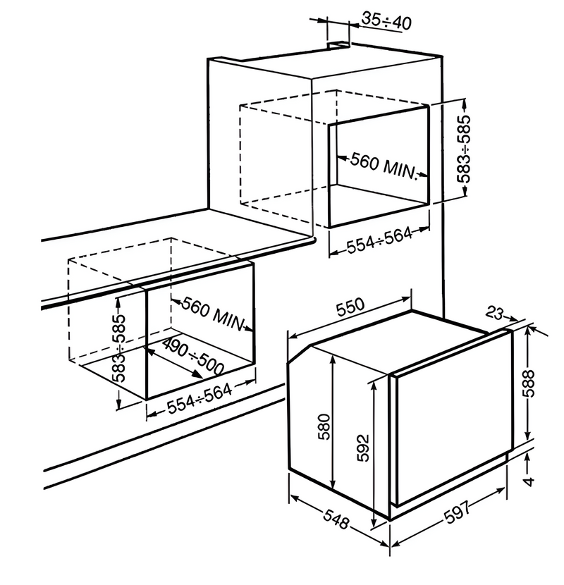 Smeg SF6400TVX - Stainless steel Electric Single Oven - Steam Assisted cleaning - A energy