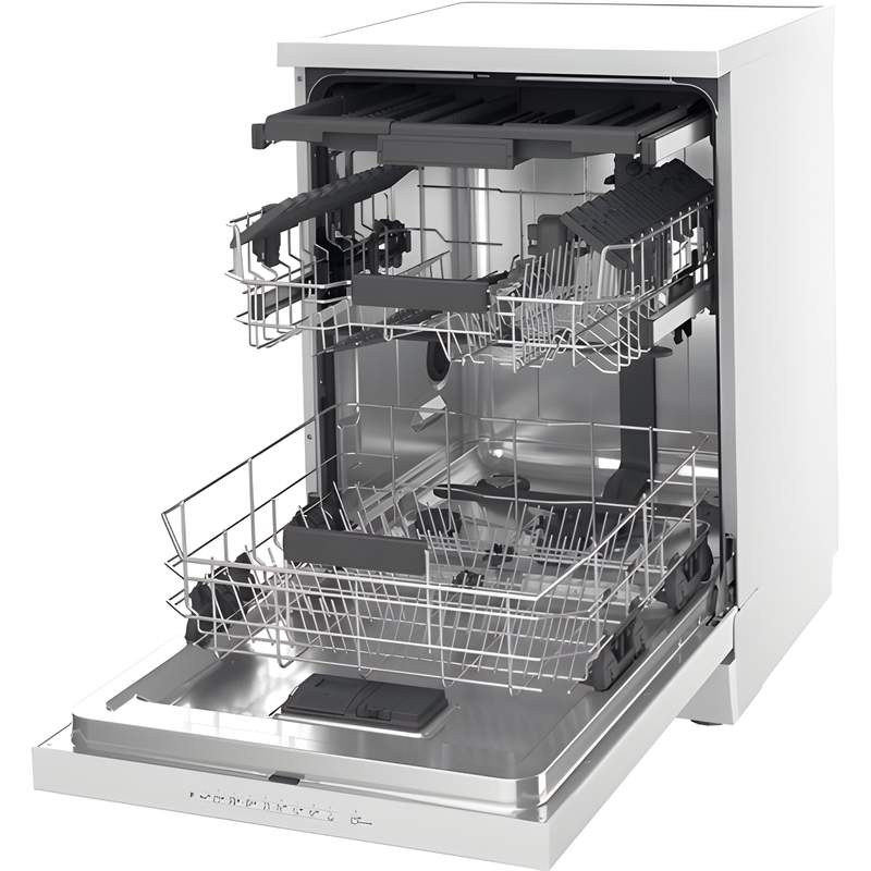 Hotpoint H7FHP43WUK - White 15 Place Setting Dishwasher - Freestanding - C Energy