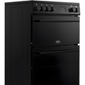 Belling BEL FSA VISION 60Ei 444412058 - Black Induction Electric Cooker - Double Oven - A Rated