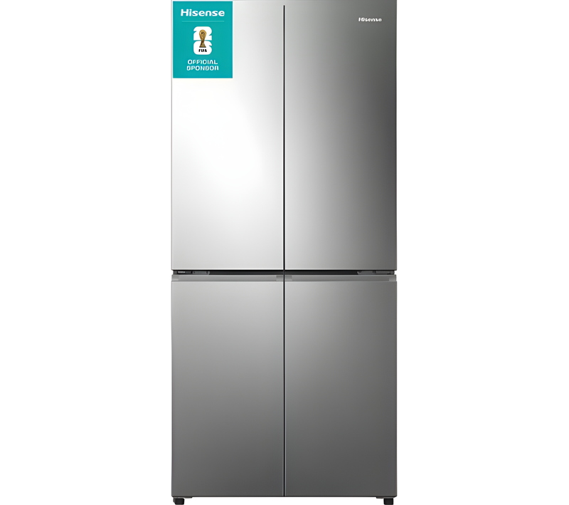Hisense RQ5P470SAID - Stainless Steel American Fridge Freezer - 483L - D Energy Rating