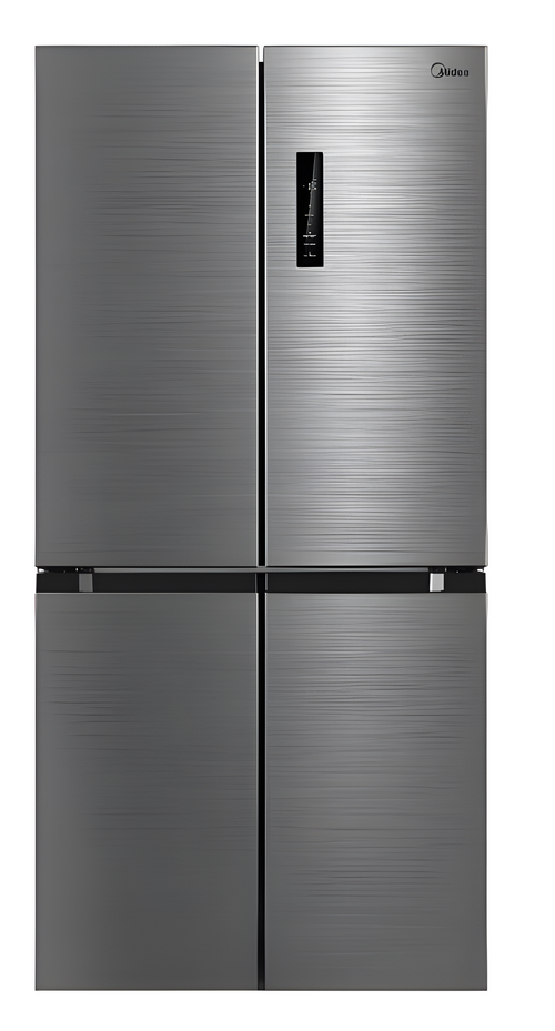 Midea MDRF632FIE46 - Stainless steel Side By Side Frost Free Fridge Freezer - E energy