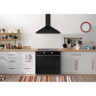 Belling RCA VISION SGL 90Ei BSS 444412042 - Black 90cm Induction Range Cooker - 133L - A Energy