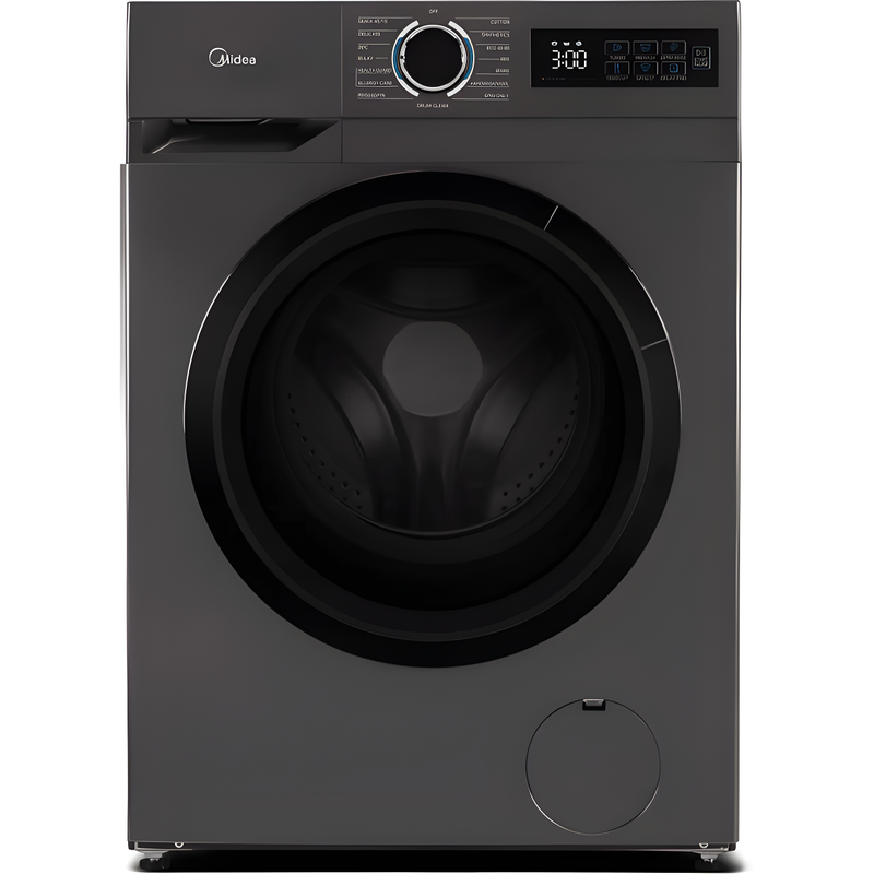 Midea MF110W100BA10/T-UK - Graphite Washing Machine - 1400 RPM - A energy
