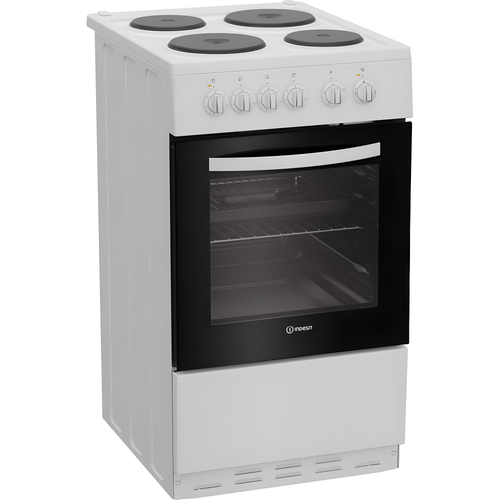 Indesit I5E3KMW - White Electric Cooker - 60L Single Oven - A Energy Rating