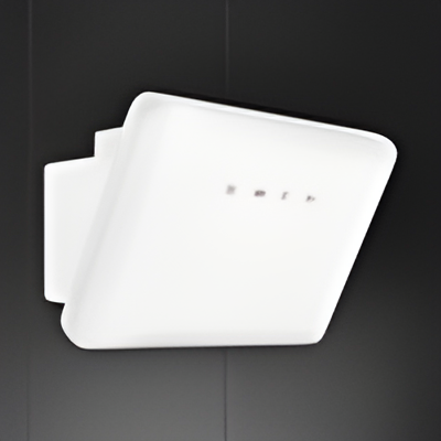 Smeg KFAB84MW - White 70cm Chimney Cooker Hood - 605 m³/h - A Energy