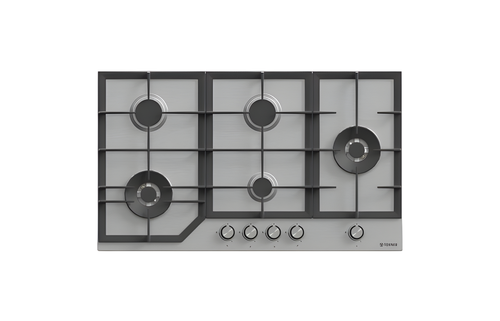 Teknix BITK290GH5X - Stainless Steel 90cm Gas Hob - 5 Burner
