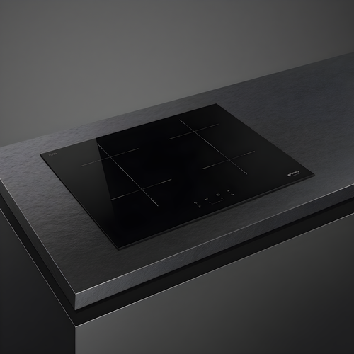 Smeg SIB2641D - Black 60cm 4 Zone Induction Hob - Touch Controls - 9 Power Levels