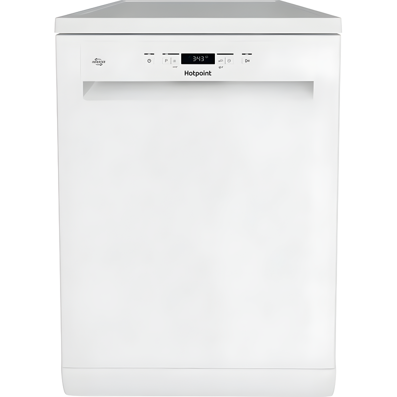 Hotpoint HP2FFC14BN6WUK - White Freestanding Full Size Dishwasher - 14 Place Settings - C Energy