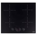 Caple C8400i - Black 59cm Induction Hob - 4 Zones - Dial Control