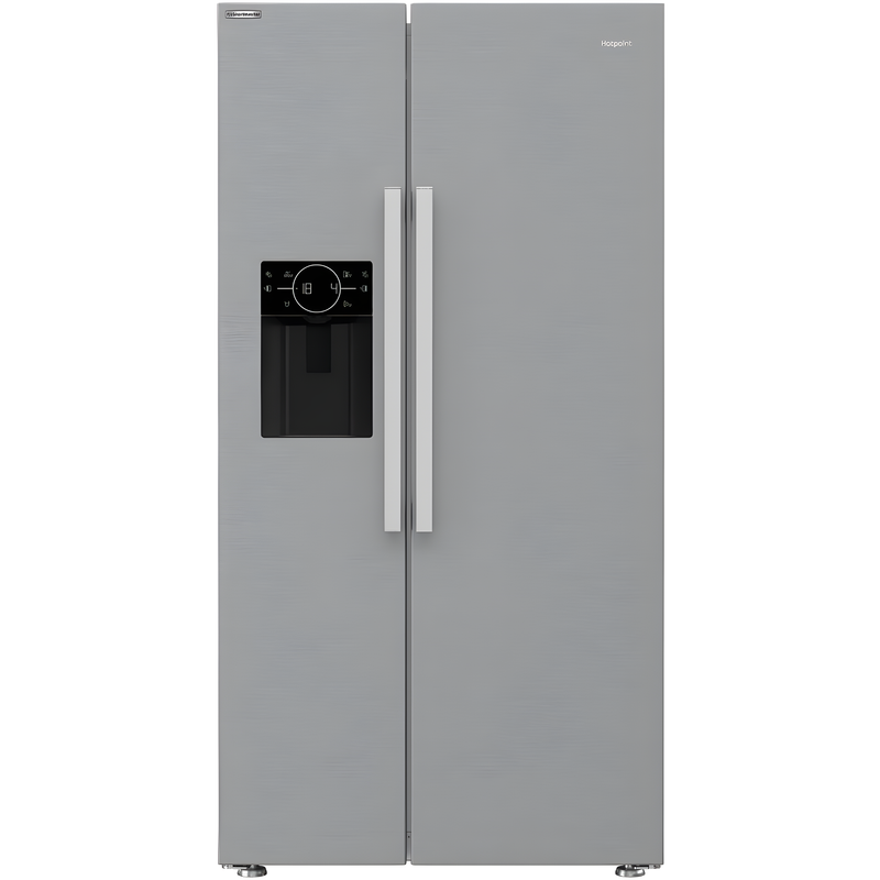 Hotpoint HPG2 6573W XP4UK - Silver American Fridge Freezer - 578L - E Energy