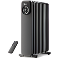 Midea MHO231R11BPB - Black Oil Filled Radiator - 11 Fins 2300W - Remote Control & LED Screen