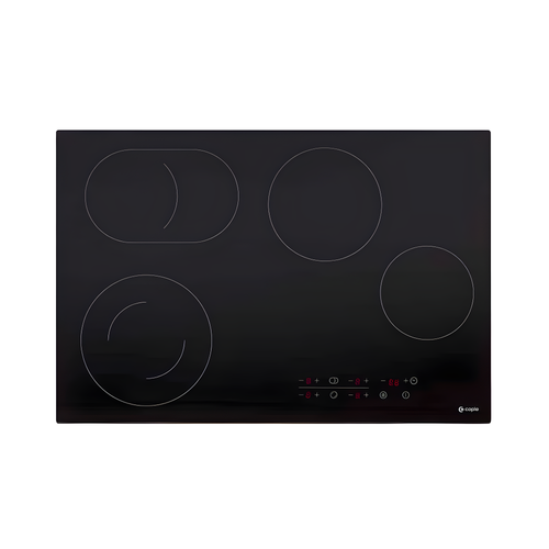 Caple C8242C - Black 77cm Ceramic Hob - Touch Control - 4 Zones