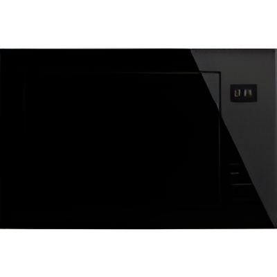 Smeg FMI225BI - Black Built-In Microwave with Grill - 25L - 2 Year Warranty