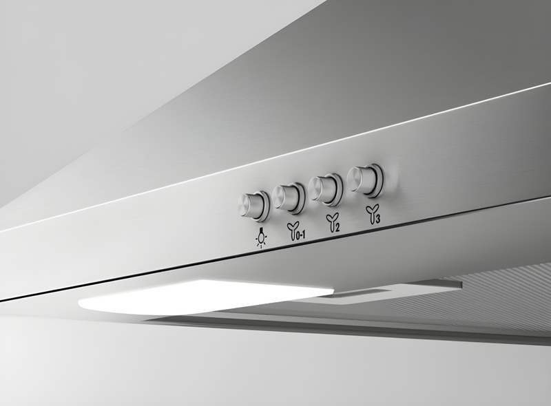 Zanussi ZFCT16X - Stainless Steel Chimney Hood - 60cm - D Energy Rating