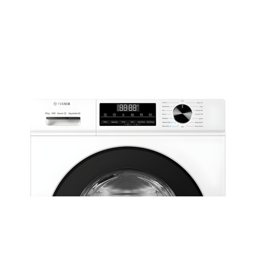 Teknix TK3W1014XW - White 10KG Washing Machine - 1400 RPM - A energy