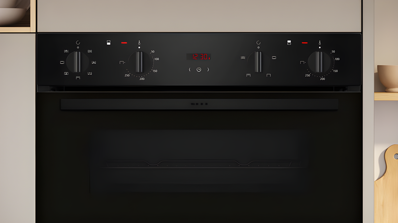 NEFF U1DCC0AK3B - Black Double Oven - Built-In Electric