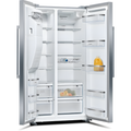 BOSCH KAD93AIERG - Brushed Steel American Fridge Freezer - 533L Capacity - E Energy Rating