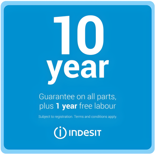 Indesit I55R1 112W UK - White Under Counter Larder Fridge - 128L - E energy