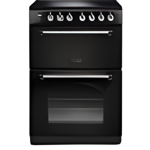 Rangemaster CLA60EIBL/C - Black Induction Electric Cooker - 69/39 Litres - A Energy Rating