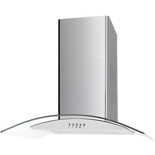 Cata UBSCG70SS - Stainless Steel 70cm Chimney Hood - B Energy Rating