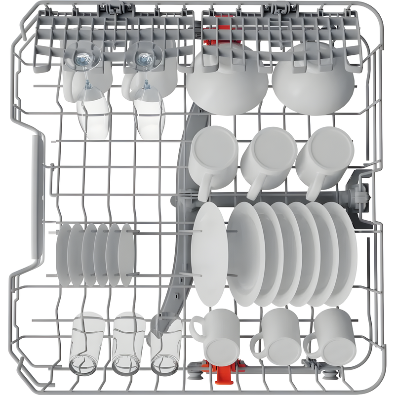 Hotpoint HP2IFC14BN6UK - Black Integrated Dishwasher - 14 Place Settings - C Energy